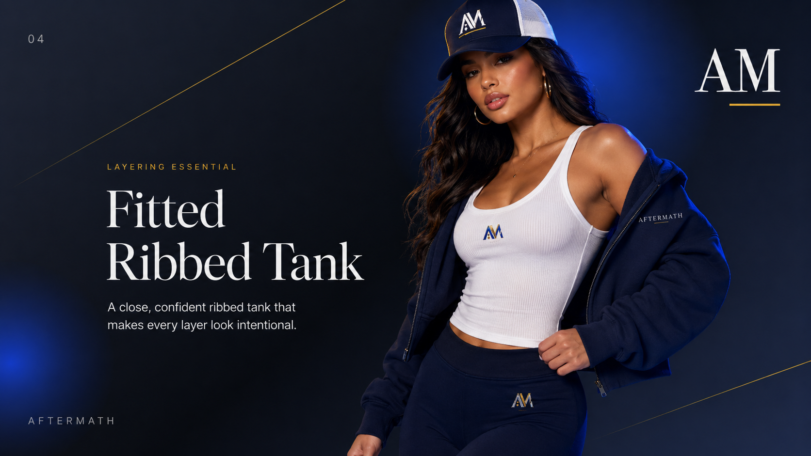Fitted Ribbed Tank campaign
